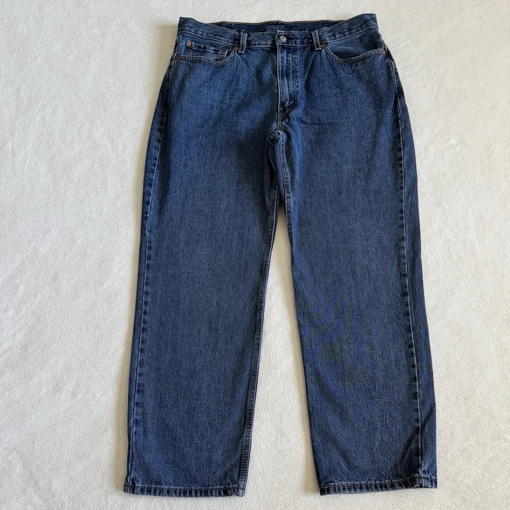 Levi's 550 Relaxed Fit Jeans W38 L30 Medium Wash Straight Leg‎ Denim